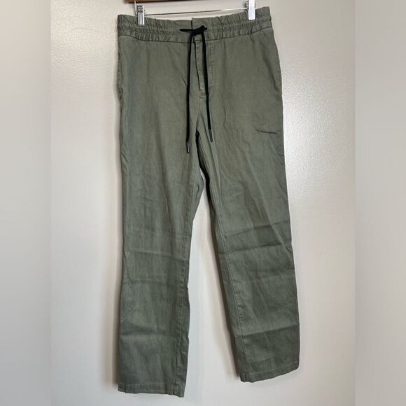 Bldwn drawstring green mens pants small Gorpcore athleisure grunge outdoor - Picture 10 of 11